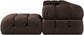 Orin - Fabric Velvet 5 Piece Modular Sectional