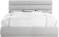 Adam - Linen Fabric Bed With 52" Headboard