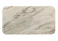 D070 - Oak Rectangular Dining Table With Marble Top - Golden Sand