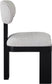 Timbra - Linen Textured Fabric Upholstered Dining Chair (Set of 2) - Black Base