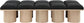 Pavilion - 10 Piece Modular Bench With Natural Base