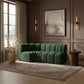 Arc - Boucle Fabric 3 Piece Modular L-Shaped Sofa
