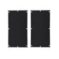 Chafik - Accent Mirror (Set of 2) - Mirrored, Natural Oak & Chrome