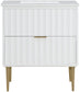 Modernist - Bathroom Vanity With Gold Legs