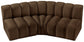 Arc - Velvet 3 Piece Modular Corner Sofa
