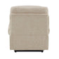 Nairi - Power Recliner With Lift & Heating & Massage - Ivory Leather Aire