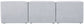 Miramar - 3 Seat Armless Modular Sofa