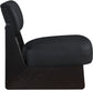 Vetra - Vegan Leather Upholstered Accent Chair With Black Base