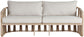 San Pietro - Resilient Waterproof Fabric 90.5" Upholstered Outdoor Patio Sofa