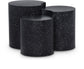 Dimple - 20" 3 Piece Modular End Table - Terazzo Finish