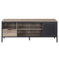 Nantan - 21" TV Stand - Rustic Oak & Black