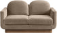 Diviento - Velvet Performance Fabric Upholstered Loveseat