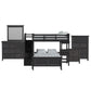 Hampton Kids - Loft With Staircase And Desk With Speaker Bedroom Set