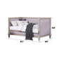 Charlton - Twin Daybed - Beige Linen & Weathered Oak