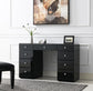 G-316 - Glamour Dresser & Stool - Black