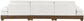 Turin - Chenille Fabric Upholstered Modular Sectional - Cream