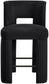 Zuno - Velvet Performance Fabric Upholstered Counter Stool (Set of 2)