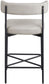 Rivage - Durable Stool With Black Frame (Set of 2)