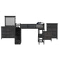 Hampton Kids - Loft With Staircase And Desk With Speaker Bedroom Set