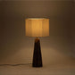 Juniper - Mango Wood Base And Linen Textured Fabric Shade Table Lamp