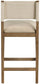 Avon - Linen Textured Performance Fabric Counter Stool