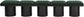 Pavilion - 5 Piece Modular Bench With Black Base