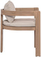 Newport - Water Resistant Fabric Upholstered Outdoor Patio Dining Chair