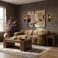 Orin - Velvet Performance Fabric Upholstered 2 Piece Modular Sofa