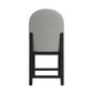 Portland - Round Back Counter Stool (Set of 2) - Black / Gray