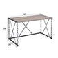 Jodie - Writing Desk (Same Ac00905) - Rustic Oak & Antique Black