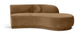 Avra - 86" Velvet Performance Fabric Upholstered Sofa