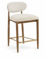 Riccio - Fabric Stool - Walnut Frame