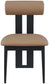 Dario - Faux Leather Dining Chair With Black Frame (Set of 2)