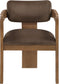 Sacha - Velvet Dining Chair With Brown Base (Set of 2)