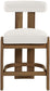 Arienzo - Velvet Upholstered Counter Stool (Set of 2)