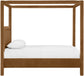 Salina - Velvet Upholstered Bed - Saddle