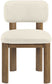 Paloma - Vegan Leather Upholstered Dining Chair (Set of 2) - Brown Frame