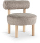 Ambre - Shearling Fabric Accent Chair