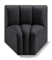 Arc - Faux Leather Curved Corner Chair