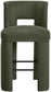 Zuno - Velvet Performance Fabric Upholstered Bar Stool (Set of 2)