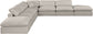 Comfy - 7 Piece Linen Modular Corner Sectional