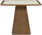 Atrium - Glass Top And Wood Base Dining Table