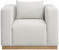 Alfie - Linen Textured Fabic Chair