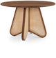Butterfly - Solid Wood And Natural Cane Table