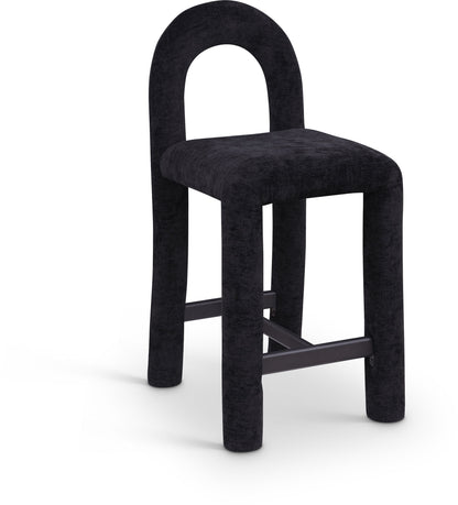 Amari - Chenille Fabric Stool