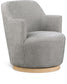 Clarita - Chenille Swivel Accent Chair