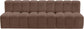Arc - Faux Leather 3 Seats Modular Sofa