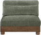 Turin - Chenille Fabric Upholstered Modular Armless Chair