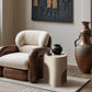 Olira - Concrete And Fiberglass Indoor / Outdoor End Table