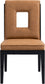 Gwendolyn - Faux Leather Dining Side Chair With Black Frame (Set of 2)